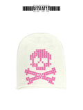 Pink Skull Patch Beanie