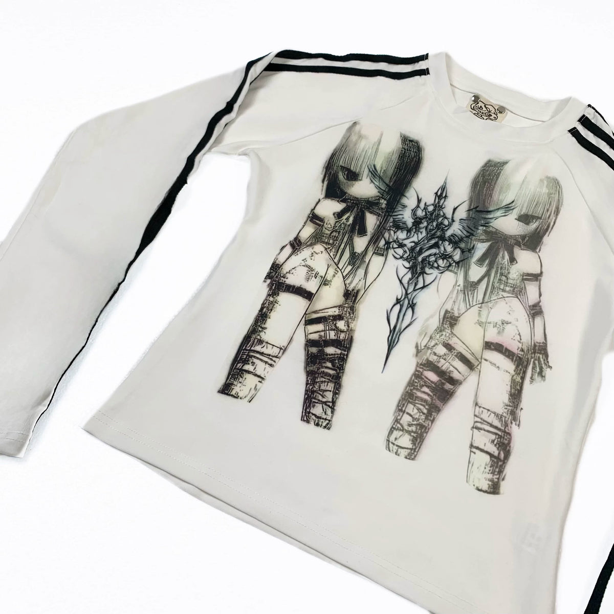 Twin Doll Print Long Sleeve