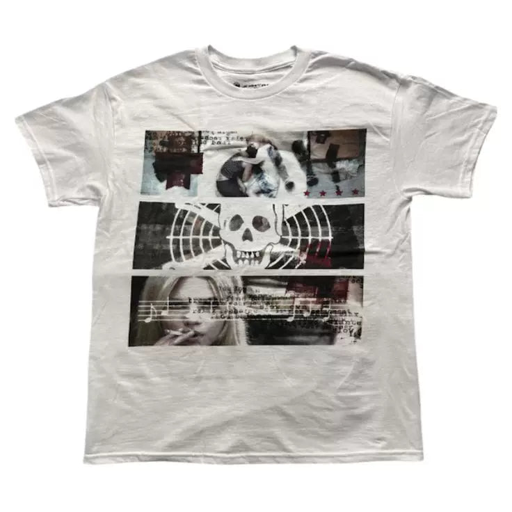 Skull Collage Oversized Tee