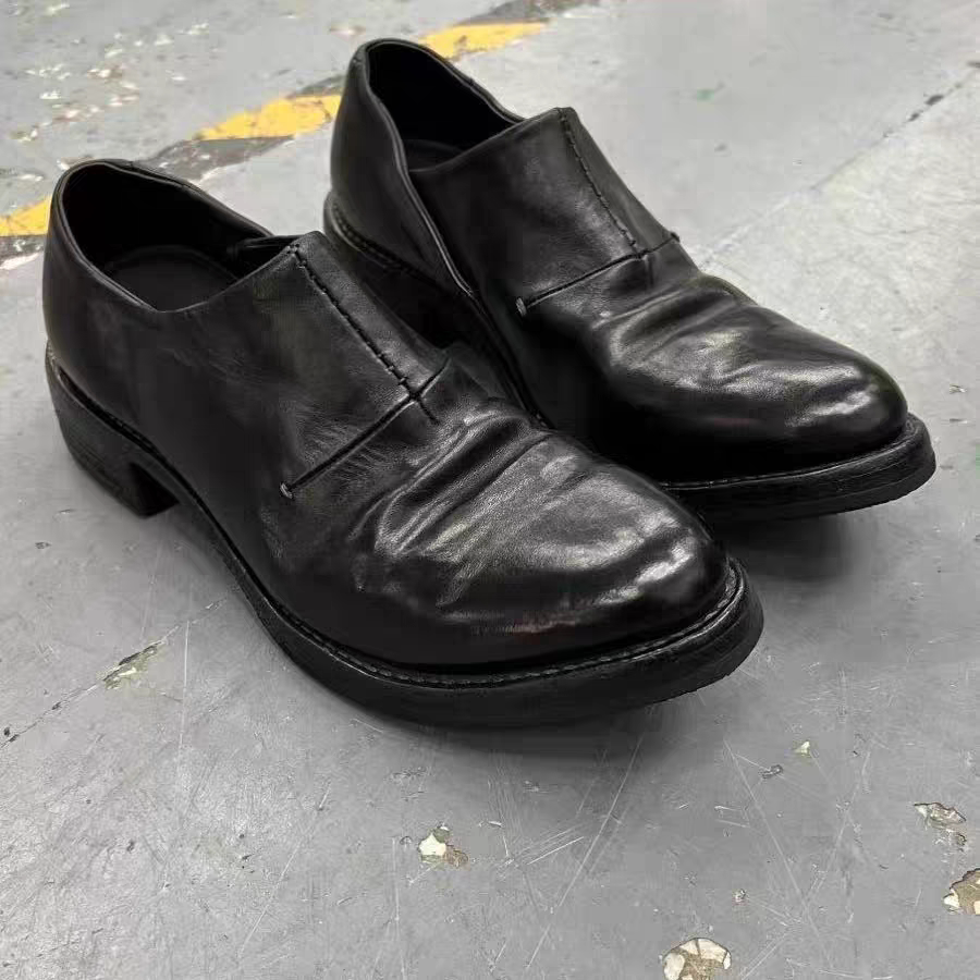 Stitched Leather Loafers