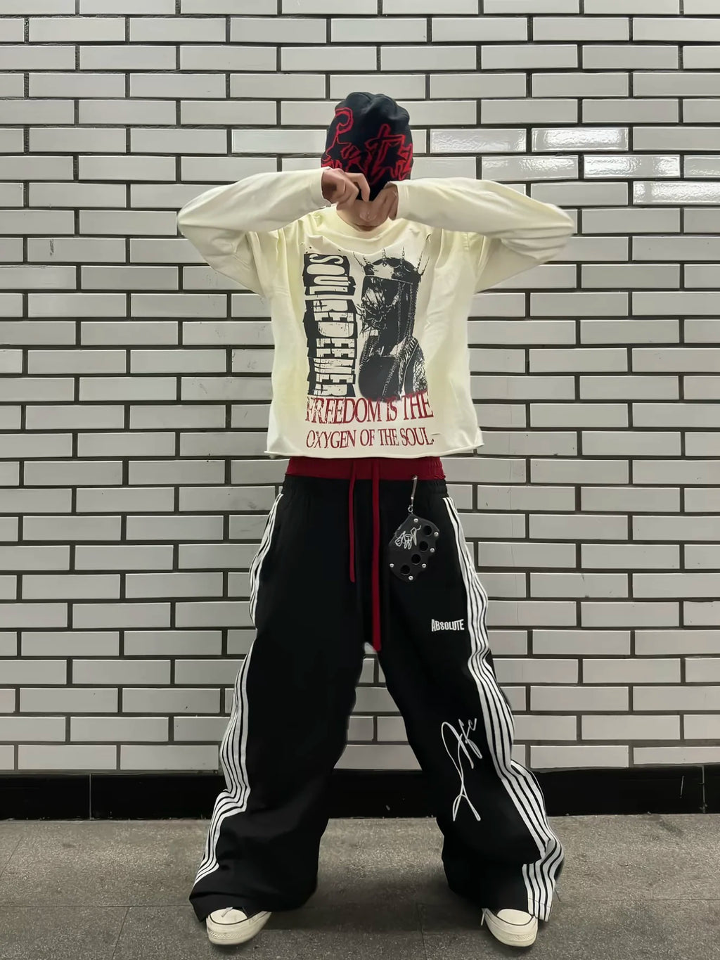 Double Waist Wide Pants