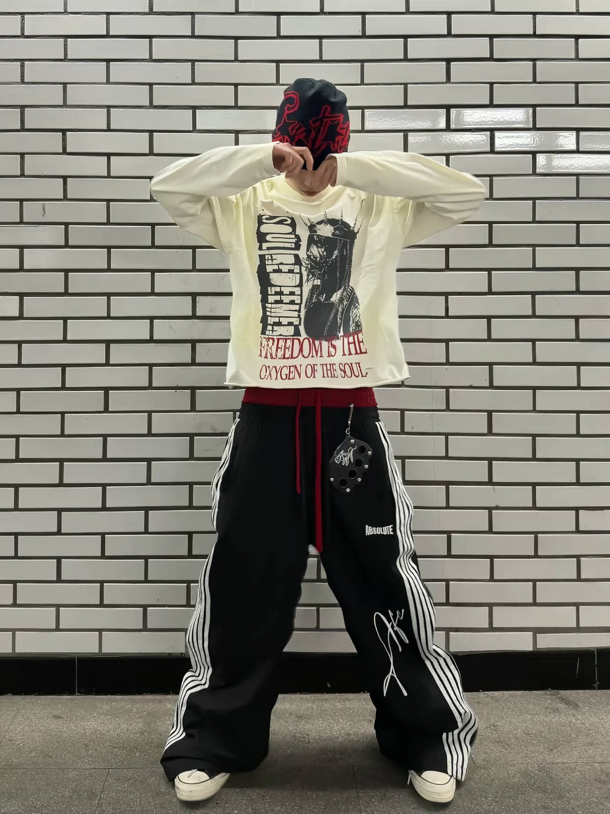Double Waist Wide Pants