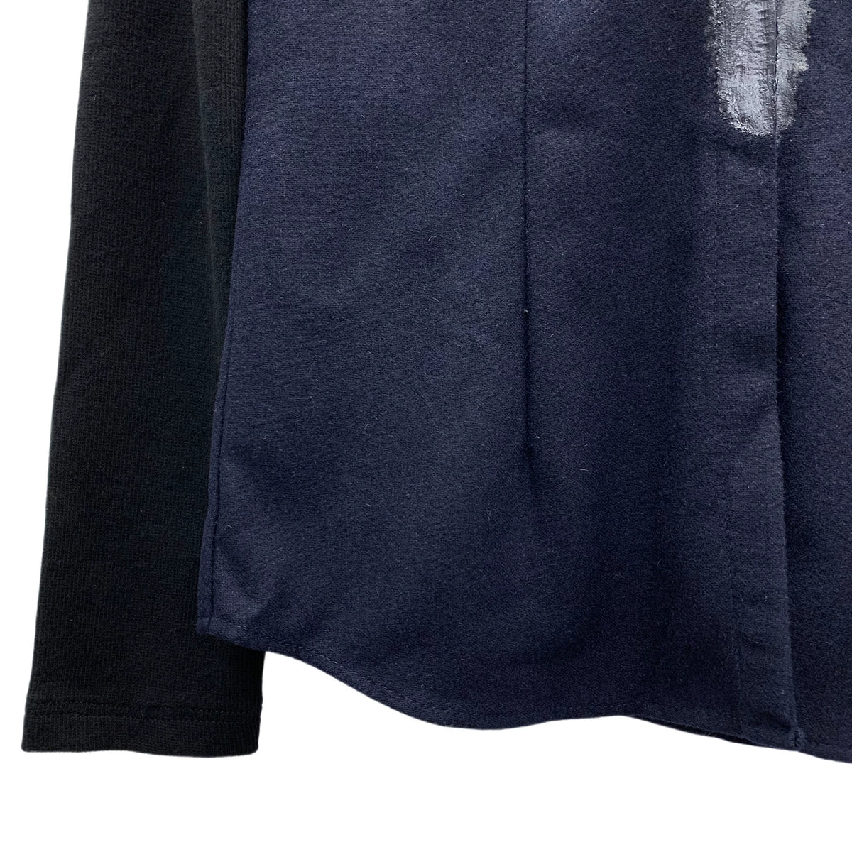 Raw Seam Wool Blend Shirt