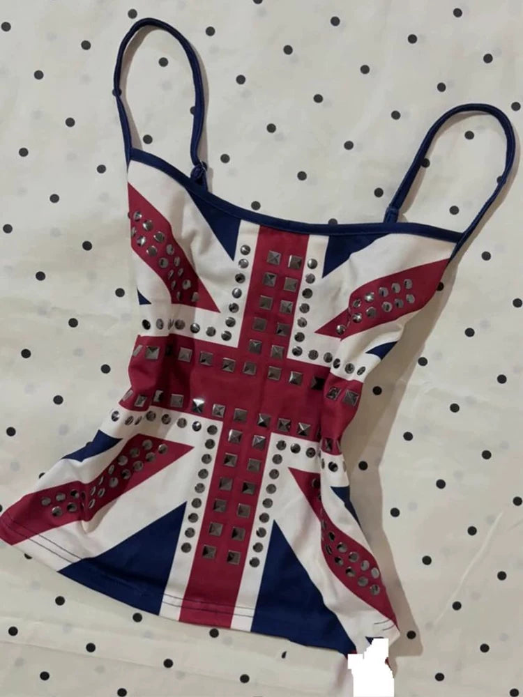 Union Jack Print Cami