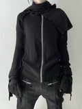 Reversible Tassel Zip Jacket