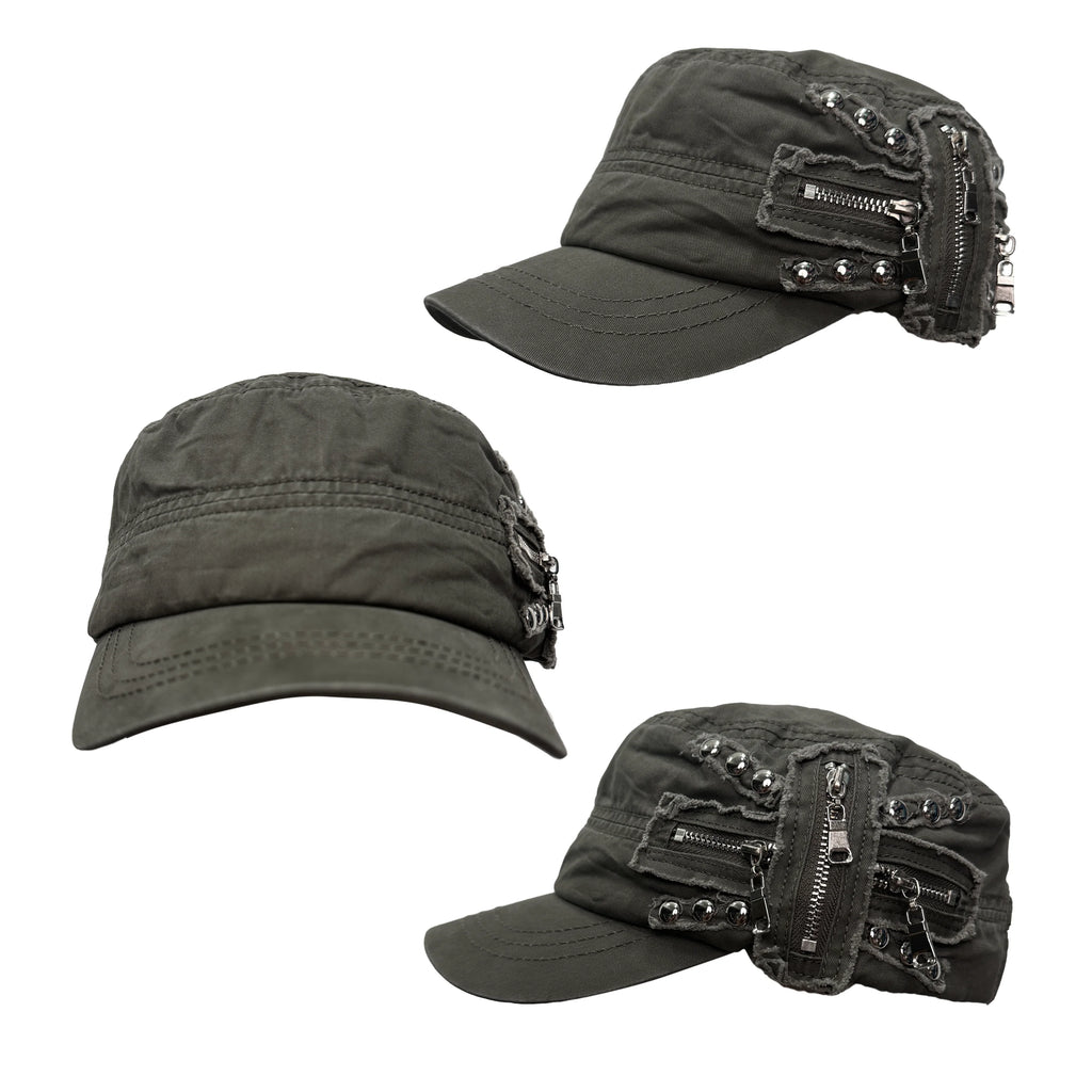 Washed Military Cadet Cap