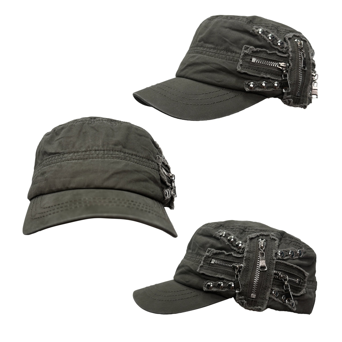 Washed Military Cadet Cap