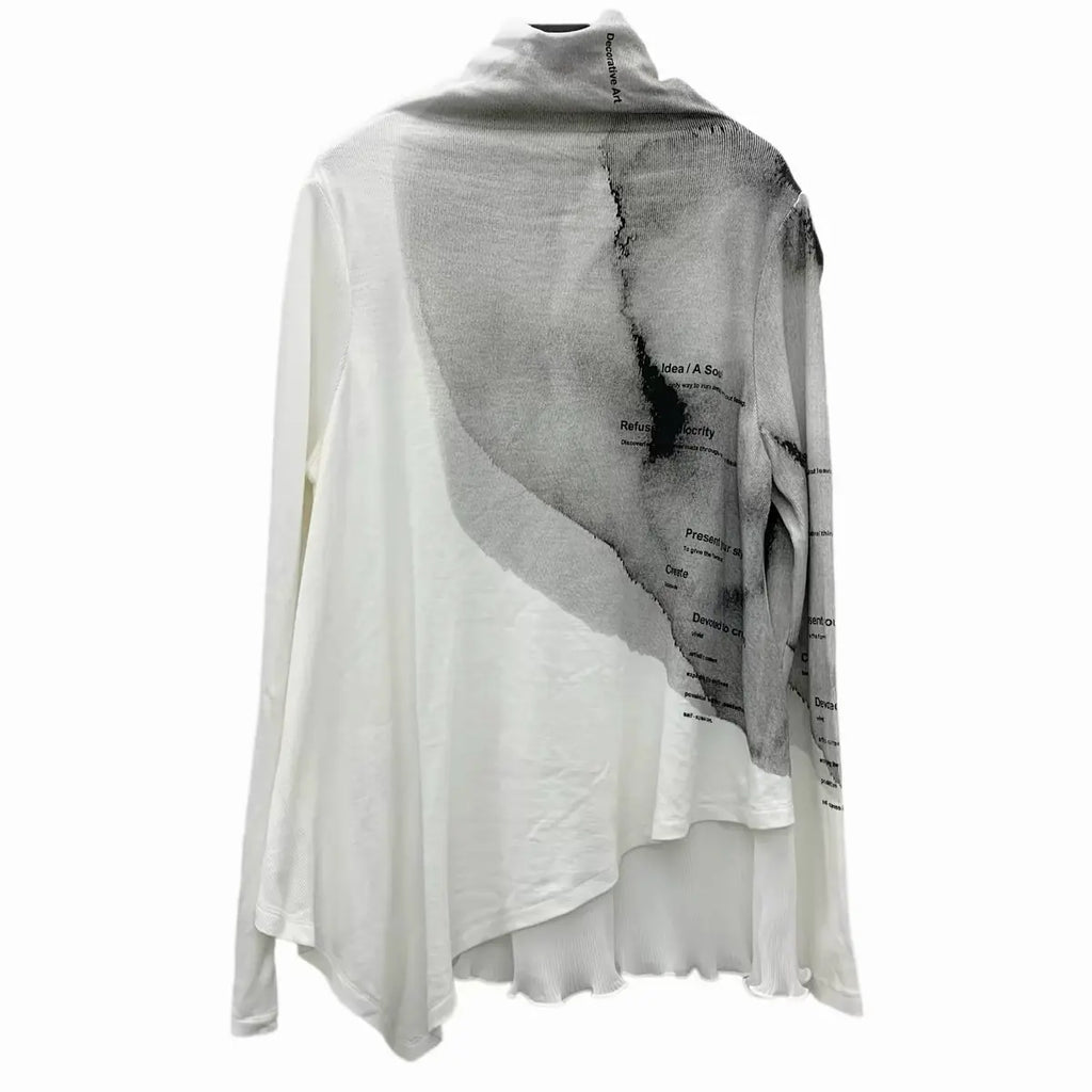 Ink-Dyed High Neck Top