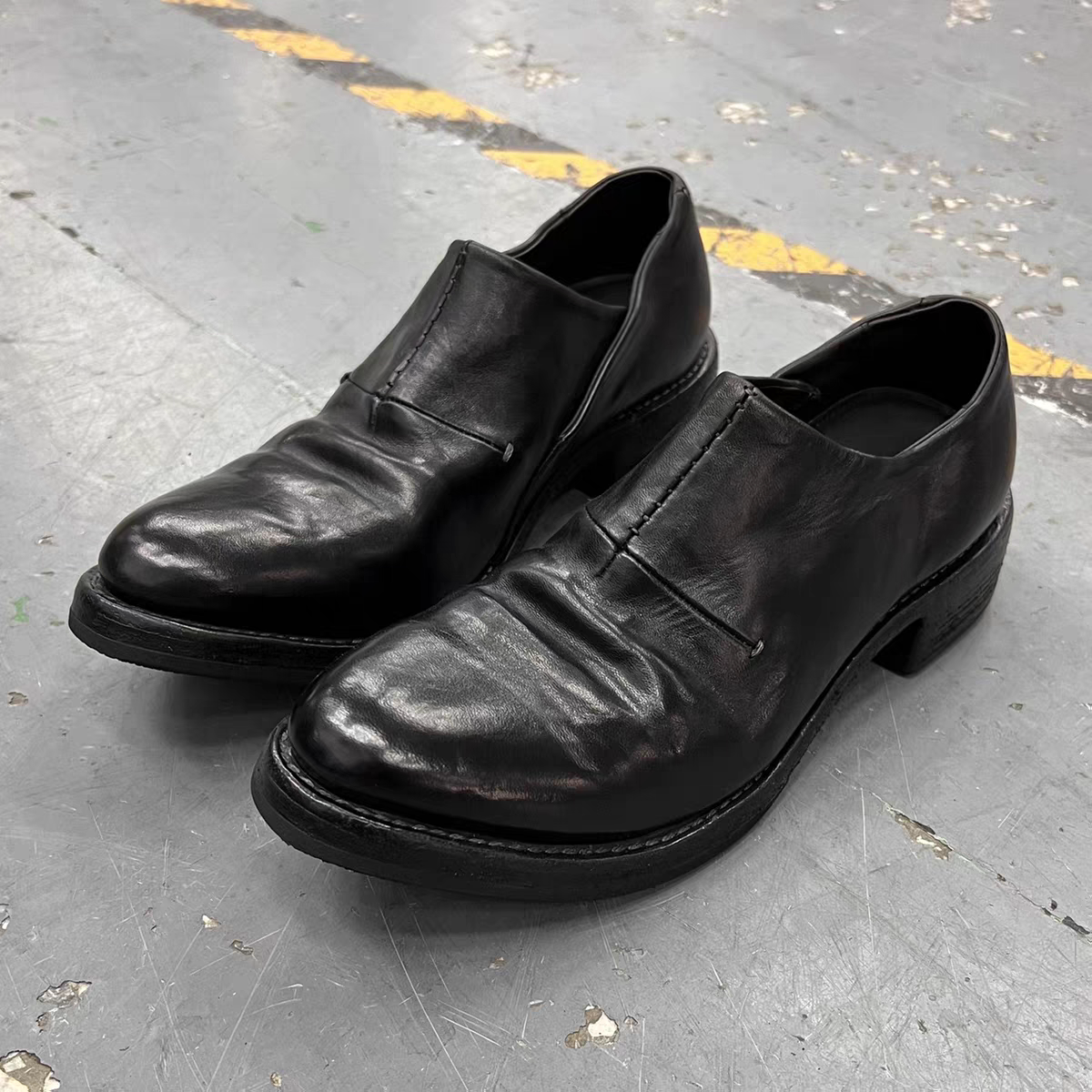 Stitched Leather Loafers