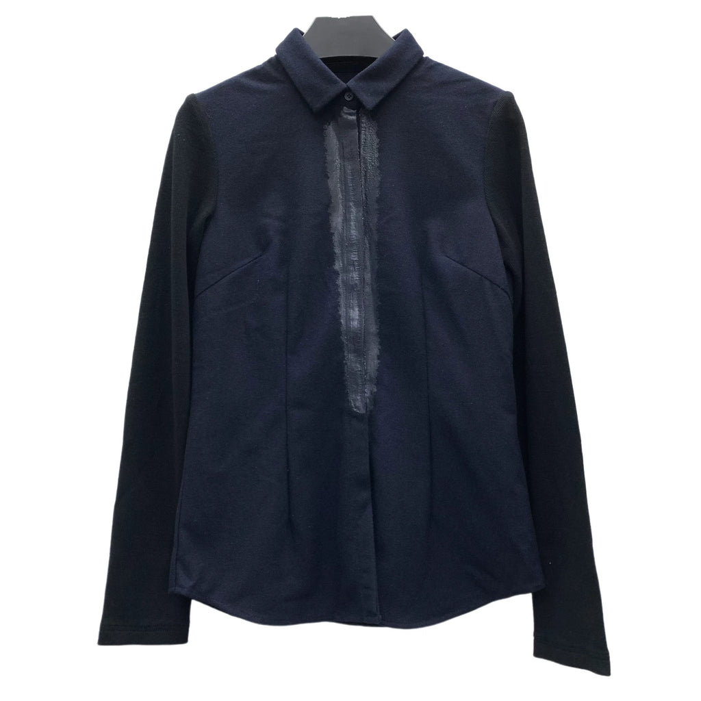 Raw Seam Wool Blend Shirt