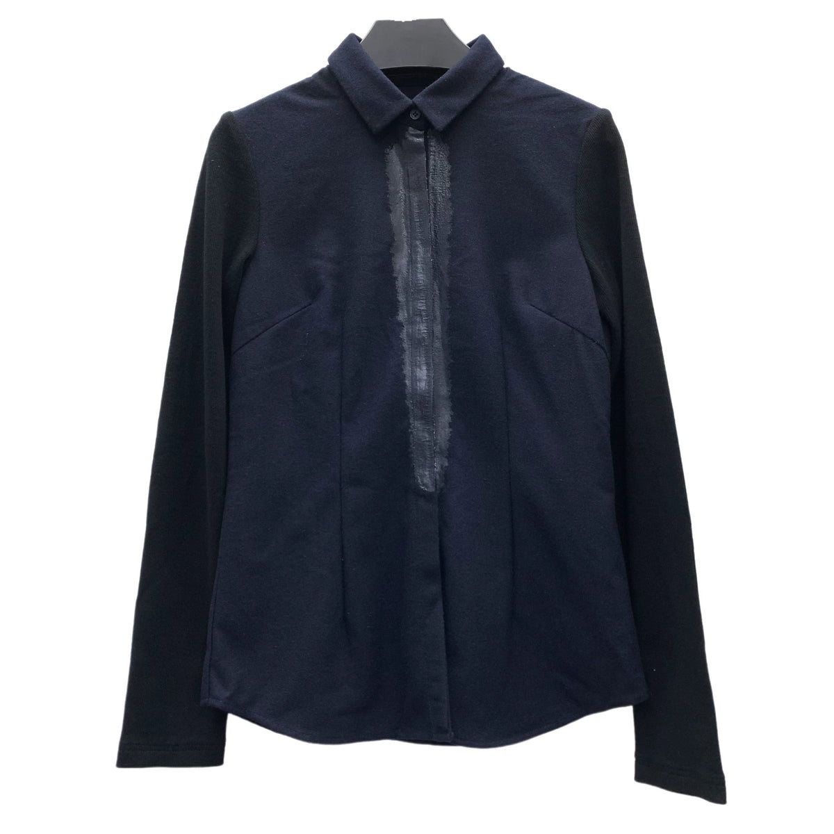 Raw Seam Wool Blend Shirt