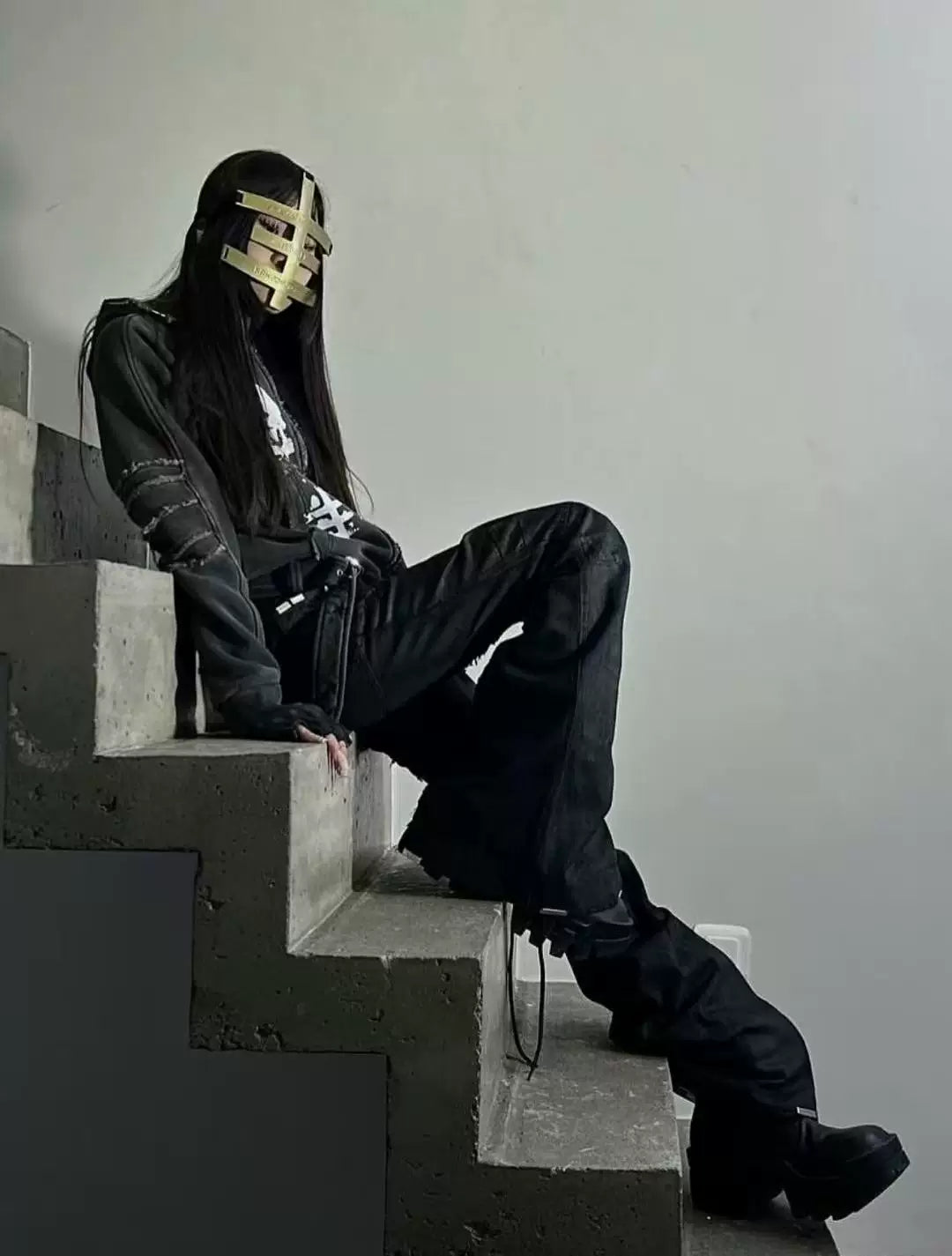 Evil Era Waxed Flare Jeans