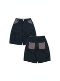 Plaid Pocket Denim Jorts