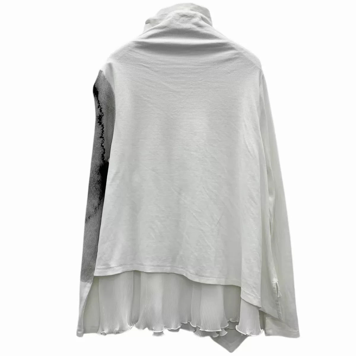 Ink-Dyed High Neck Top