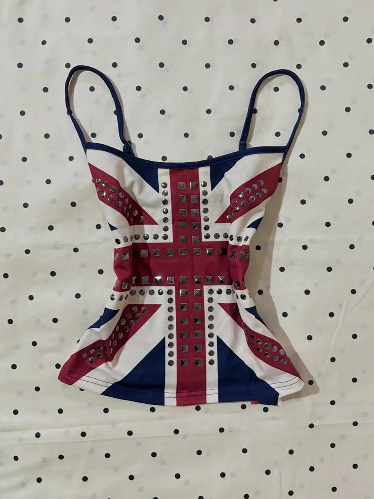 Union Jack Print Cami