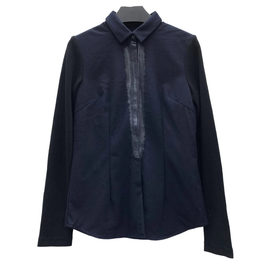 Raw Seam Wool Blend Shirt