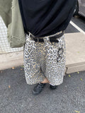 Leopard Denim Jorts