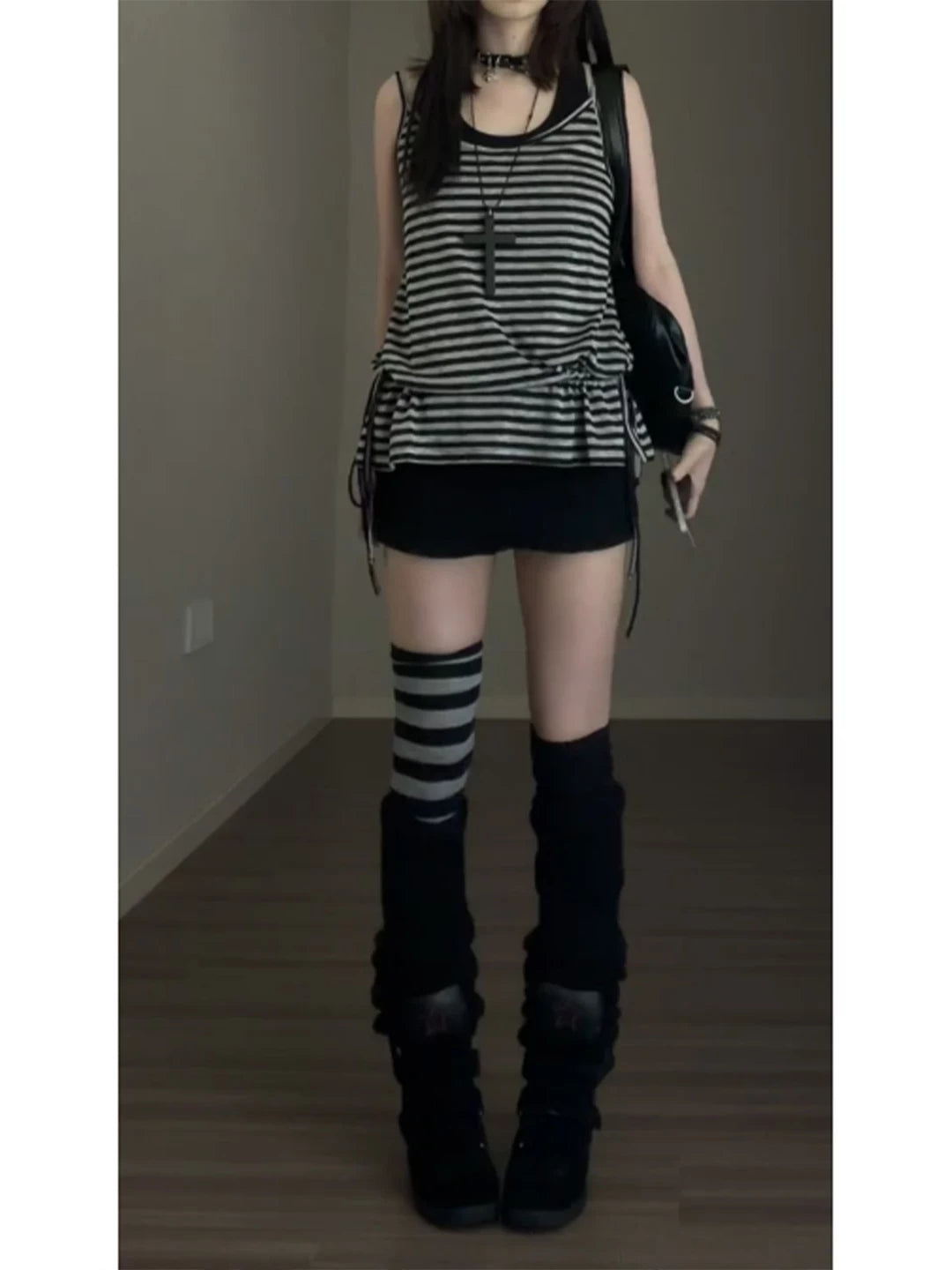 Striped Cami & Cover-Up Set