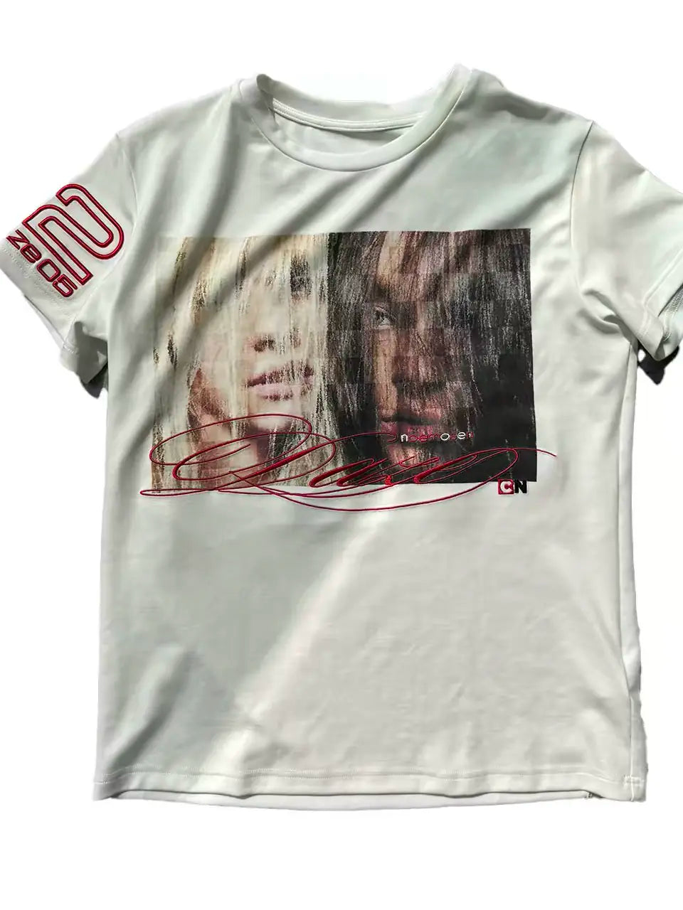 Psychedelic Portrait Print Tee