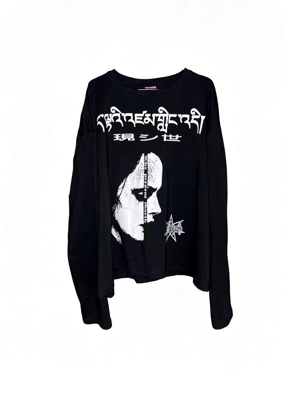Witch Portrait Distressed Long Sleeve