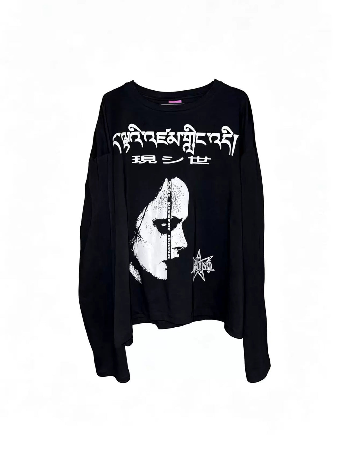 Witch Portrait Distressed Long Sleeve