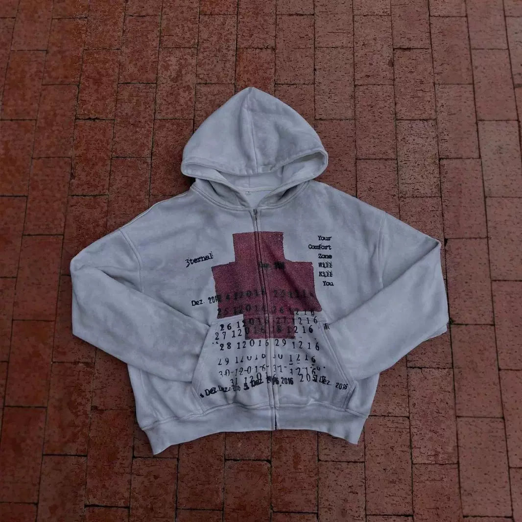 Cross Patch Pullover Hoodie