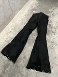 Evil Era Waxed Flare Jeans