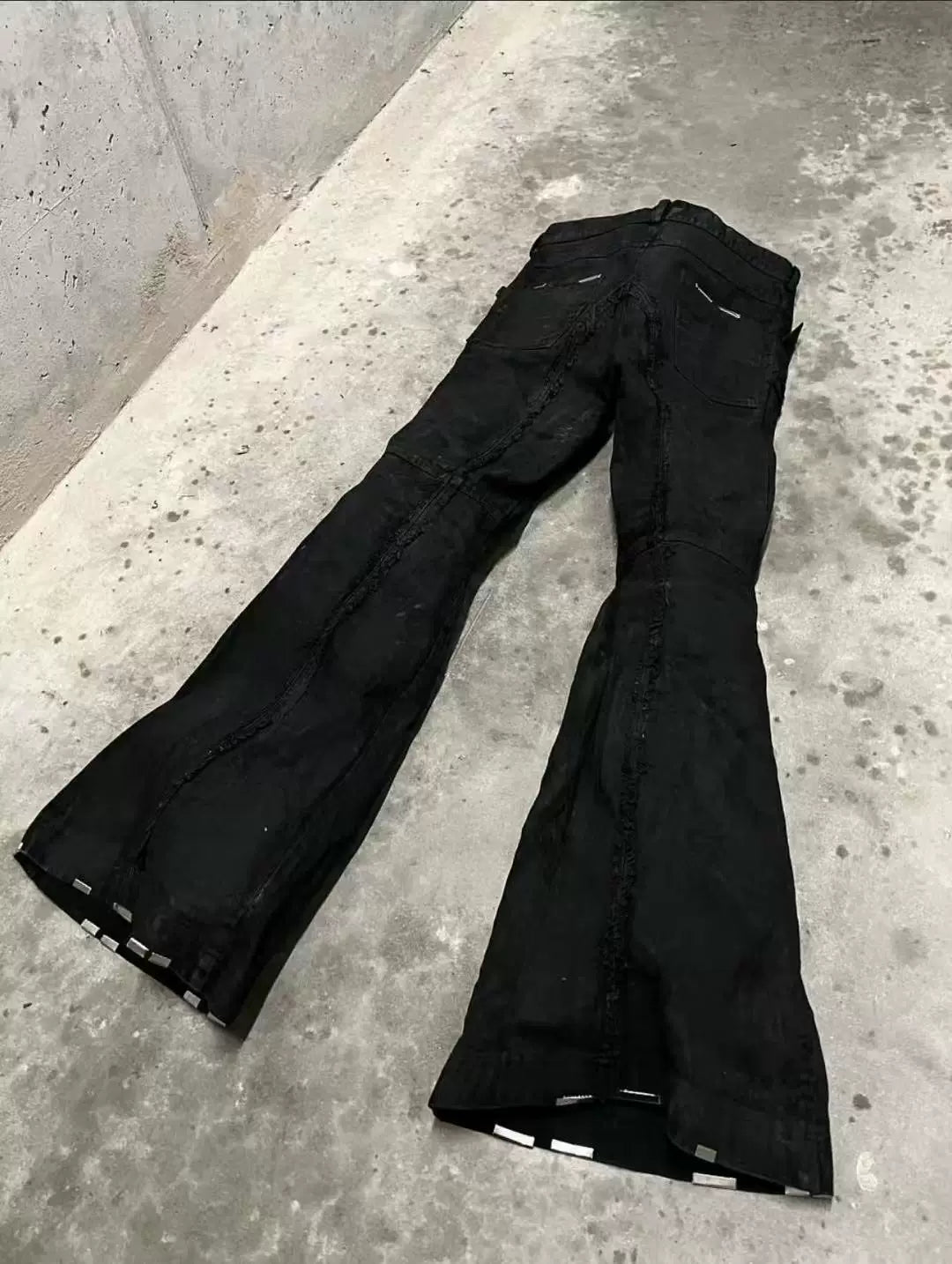 Evil Era Waxed Flare Jeans