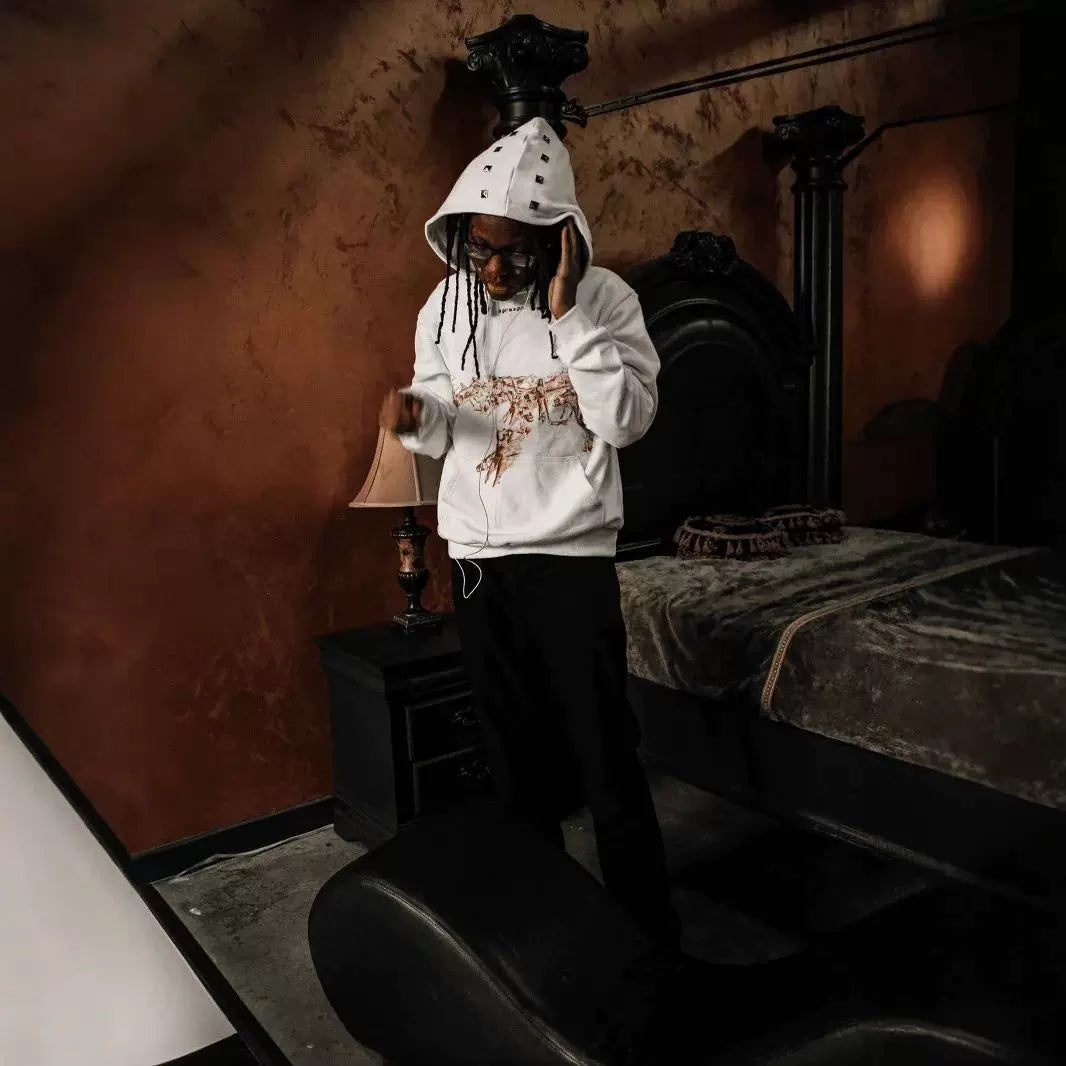 Cross Patch Pullover Hoodie