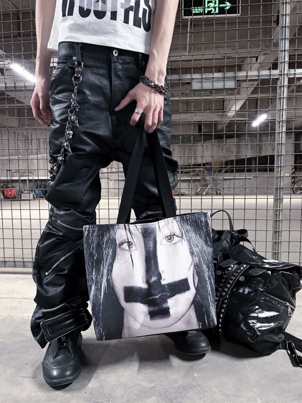 Inverted Cross Portrait Tote