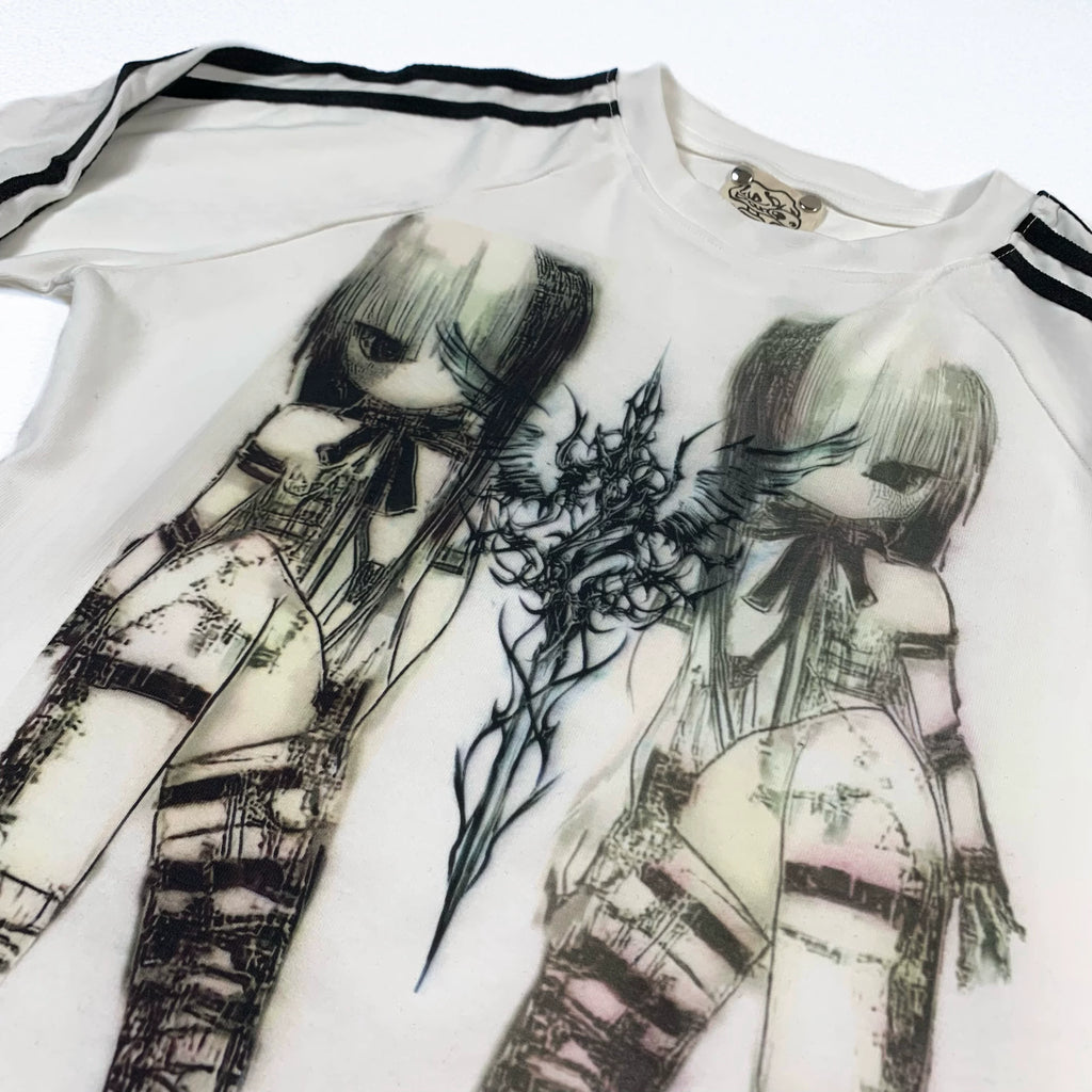Twin Doll Print Long Sleeve