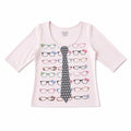 Pink Glasses Print Tee