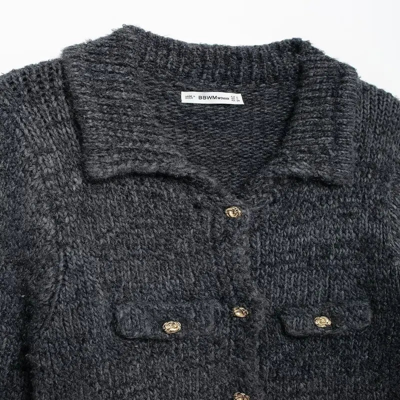 Frayed Turtleneck Knit