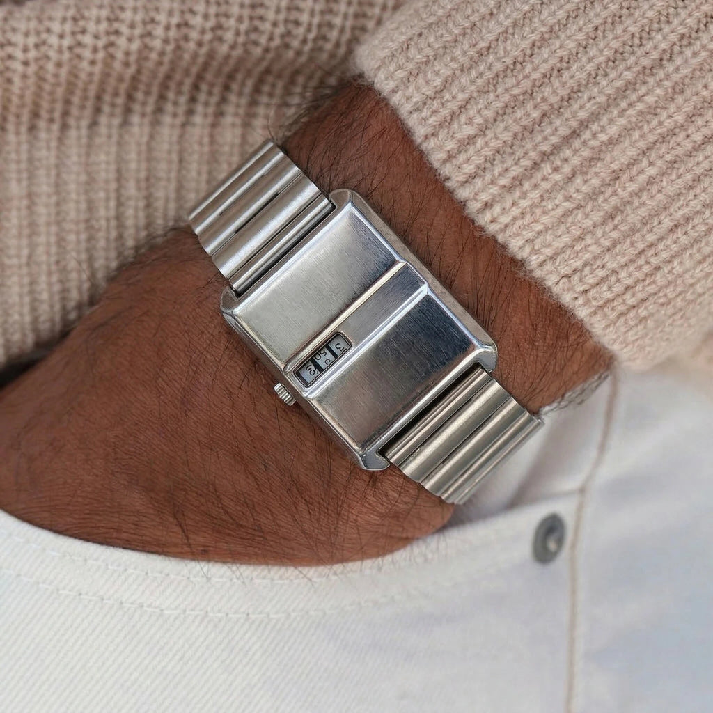 Square Steel Watch