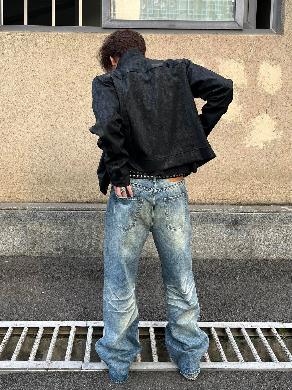 Slim PU Leather Jacket