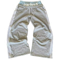 Double Waist Wide Sweatpants