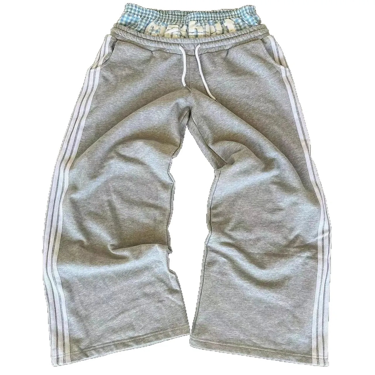 Double Waist Wide Sweatpants