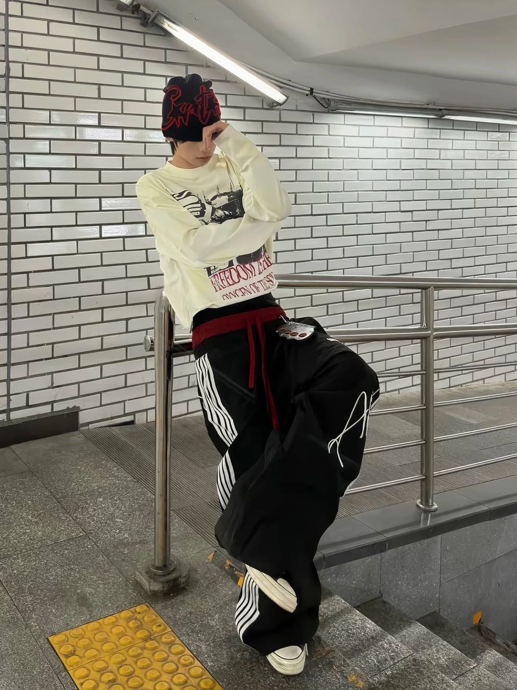 Double Waist Wide Pants