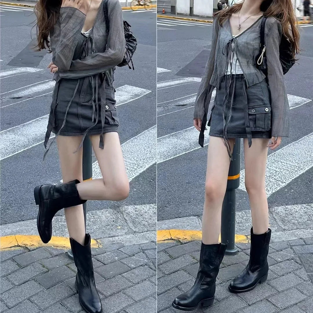 Slouch Leather Western Boots