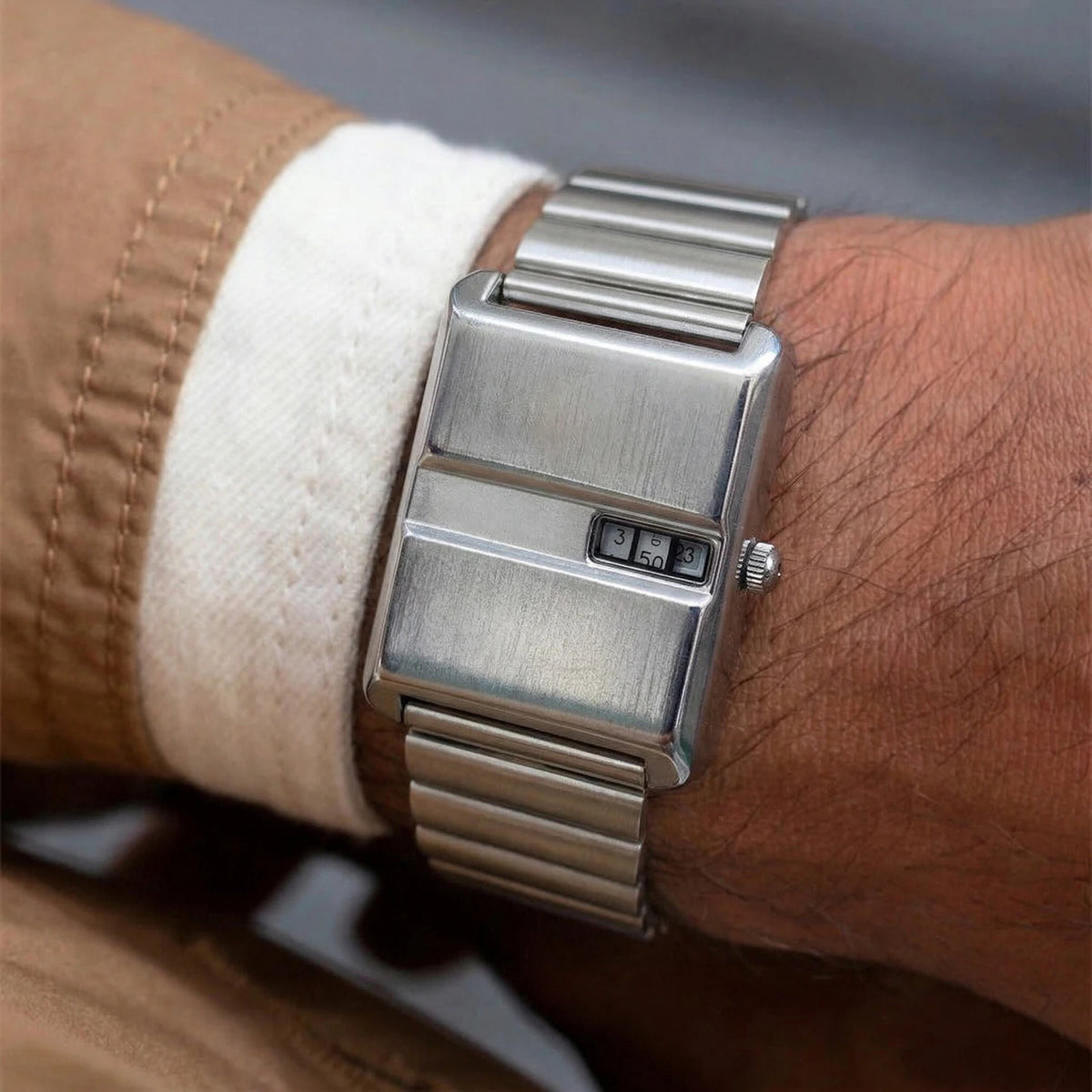Square Steel Watch