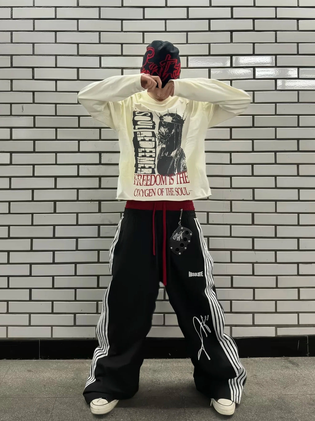 Double Waist Wide Pants