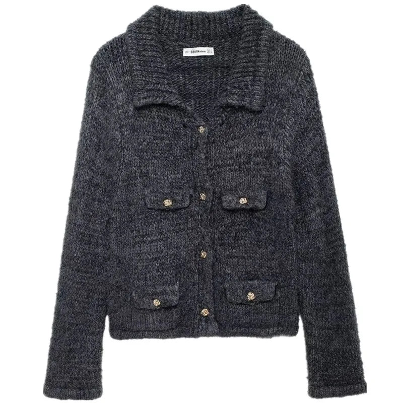 Frayed Turtleneck Knit