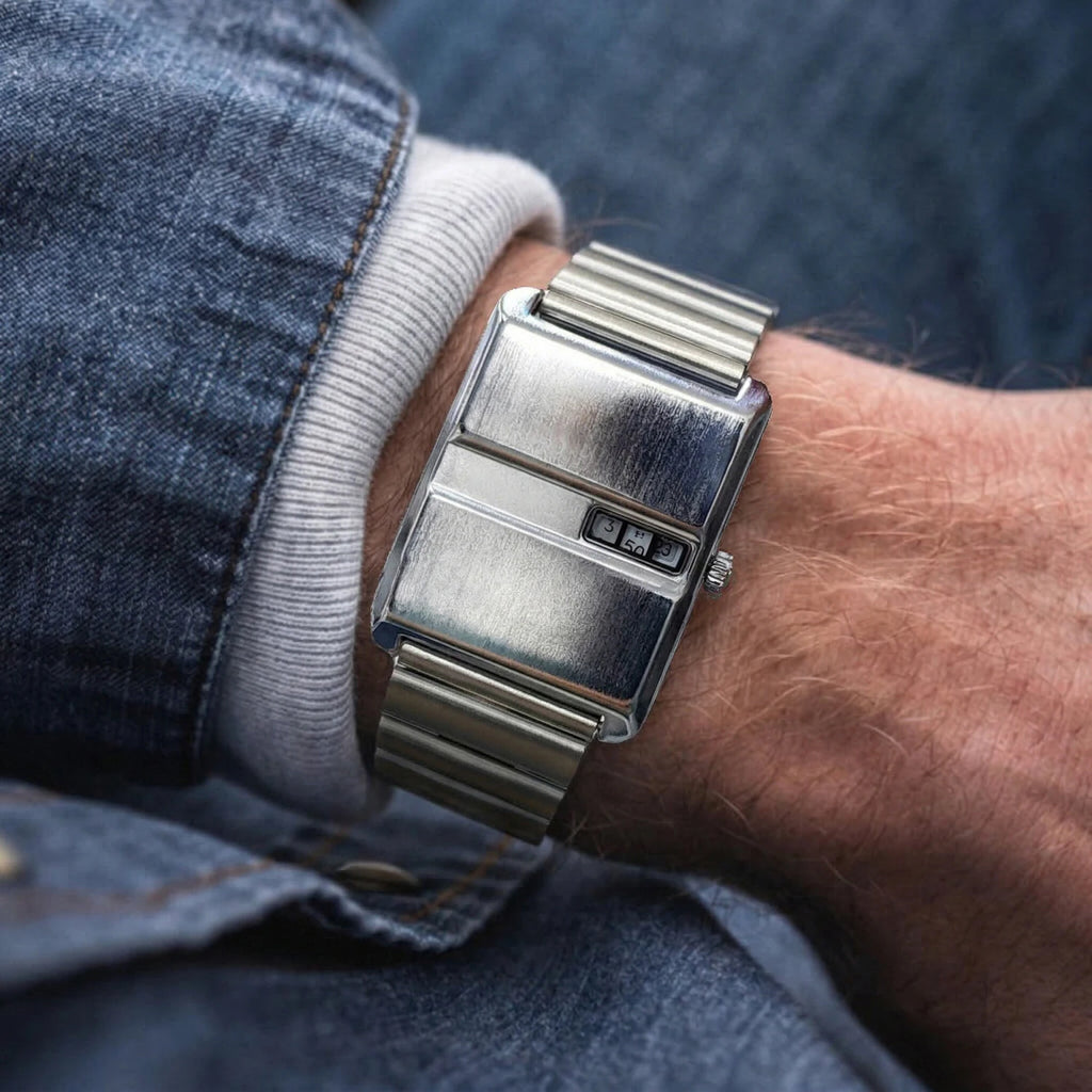 Square Steel Watch