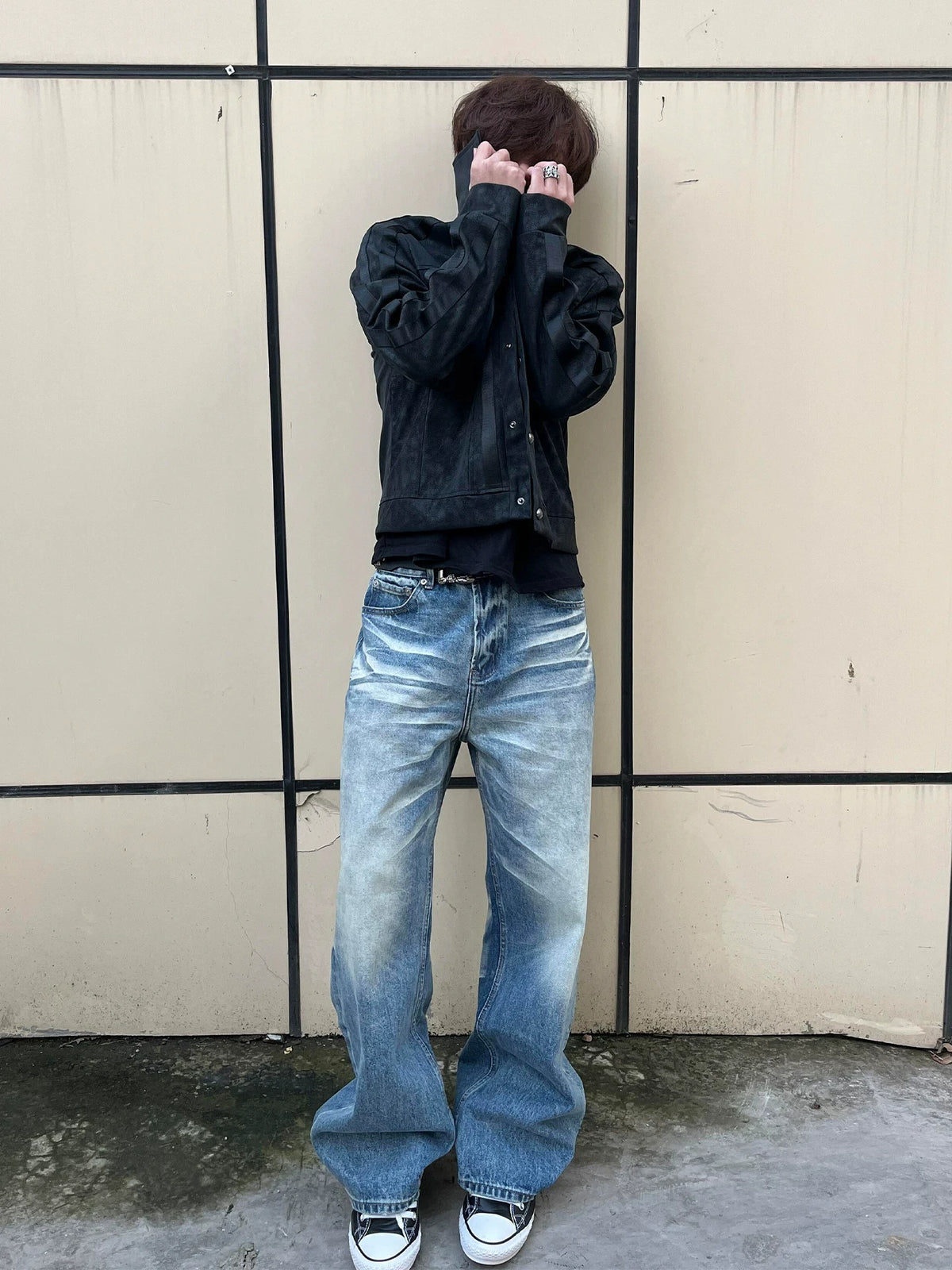 Slim PU Leather Jacket