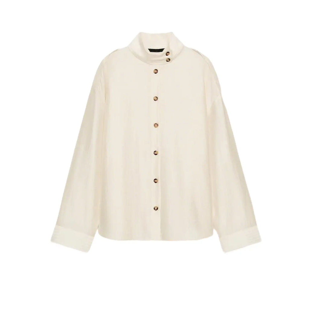 White Frayed Shirt