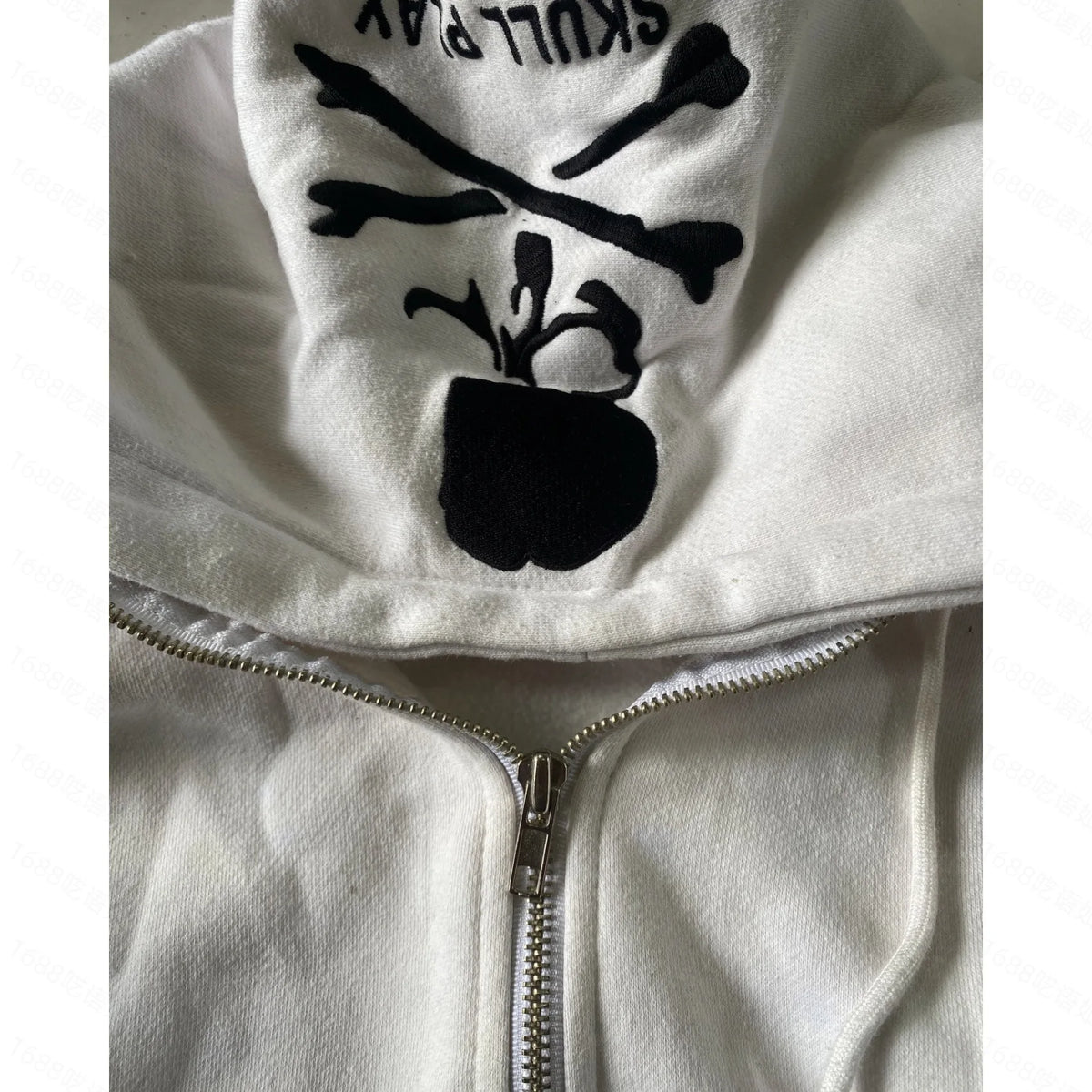 Skull Zip Hoodie