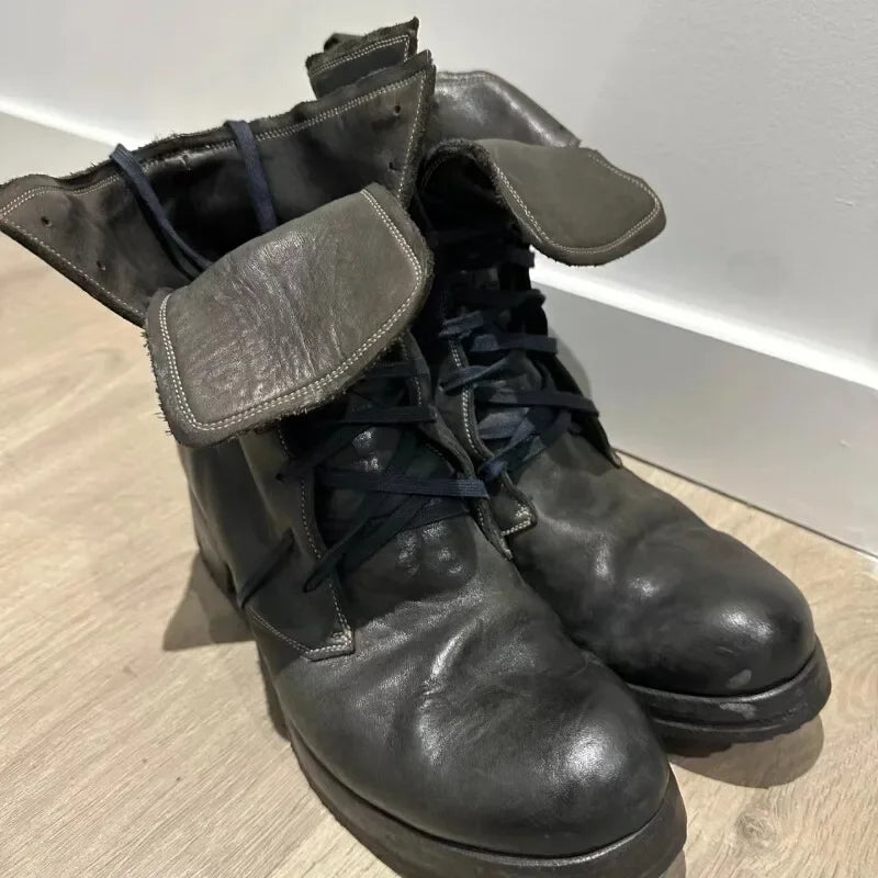 Lace Combat Boots