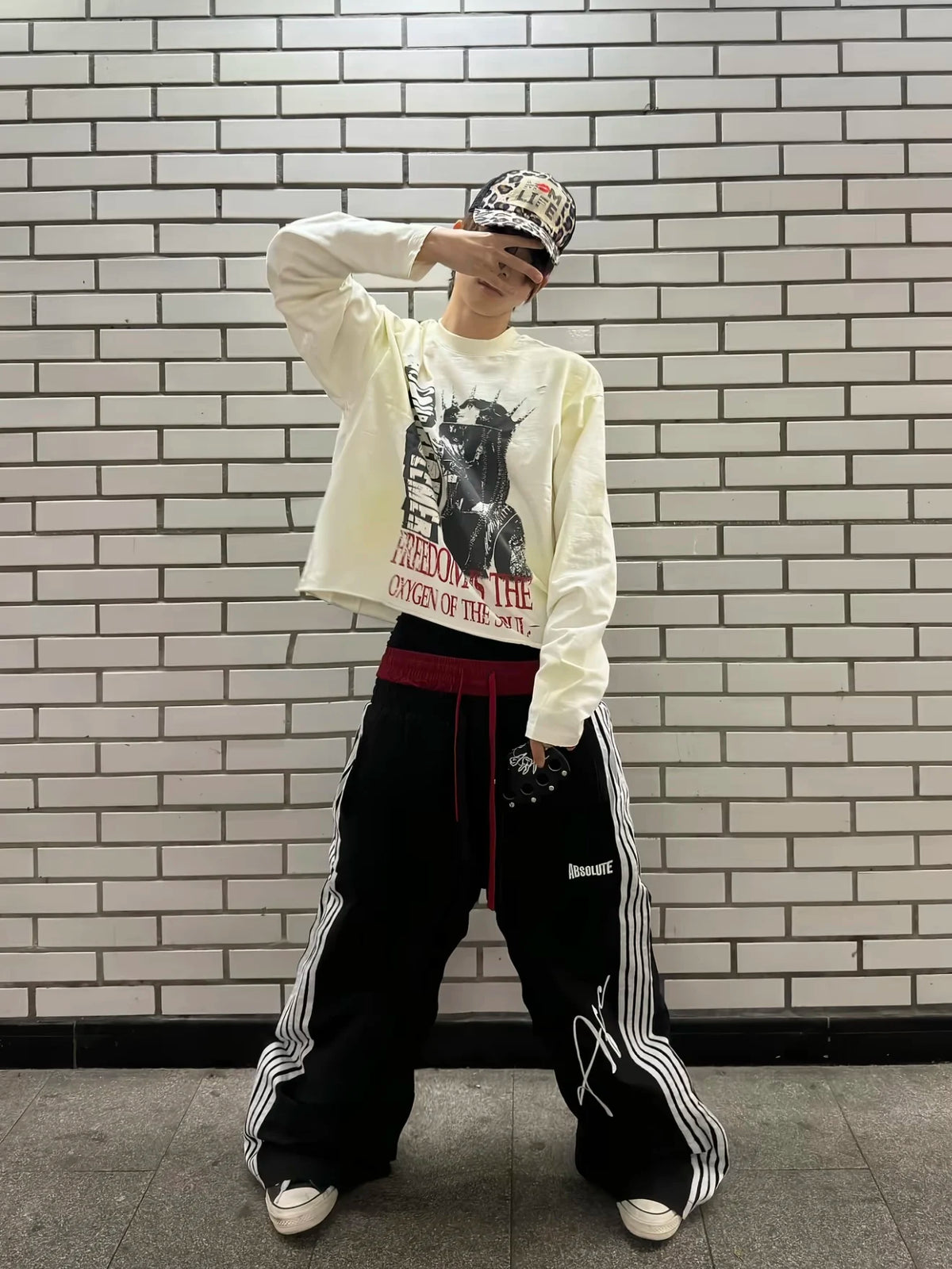 Double Waist Wide Pants