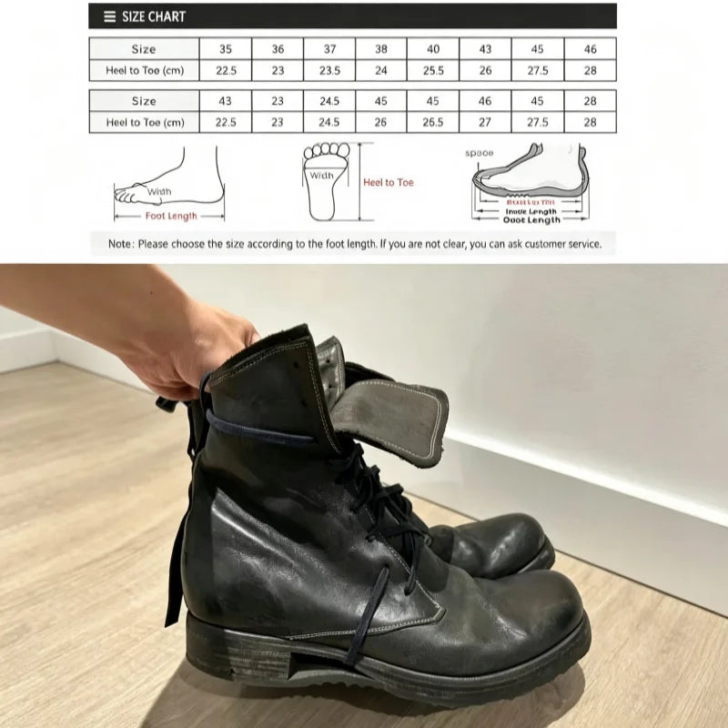 Lace Combat Boots