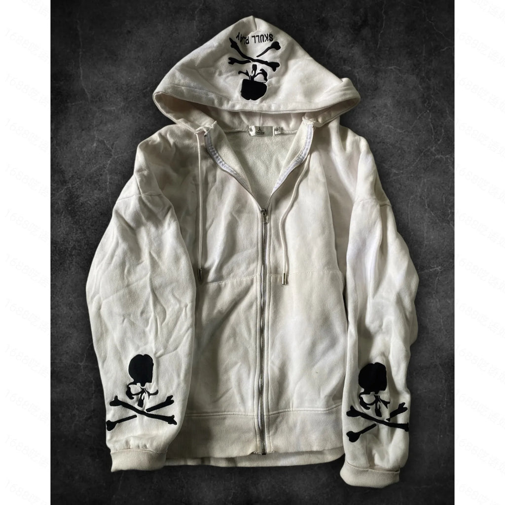 Skull Zip Hoodie